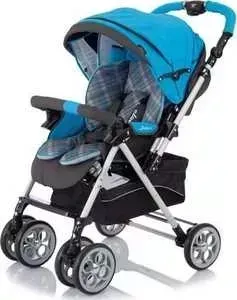 Коляска прогулочная Jetem Cozy blue check S-801 W