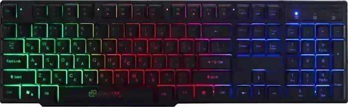 Клавиатура OKLICK 780G Slayer USB черный