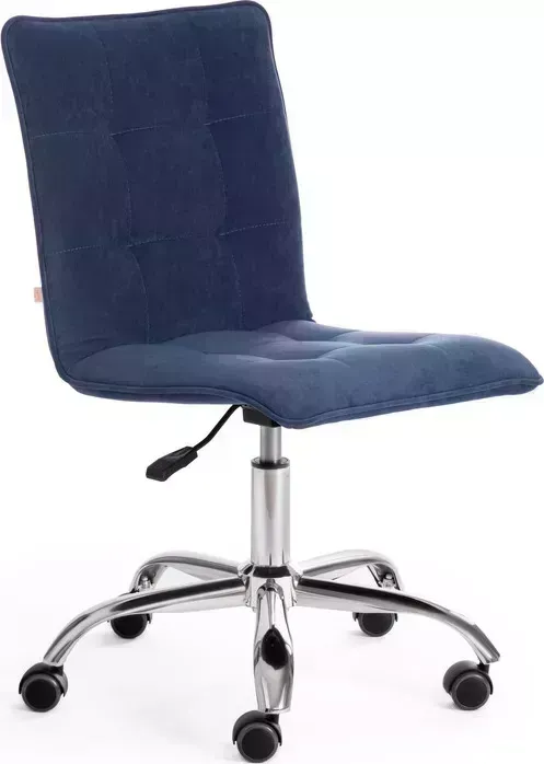 Кресло офисное TetChair ZERO велюр Clermon, св.-синий, 145