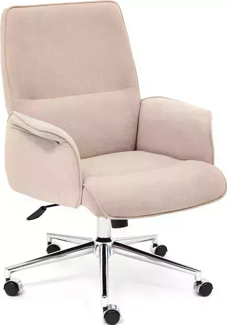 Кресло офисное TetChair YORK флок , бежевый, 7