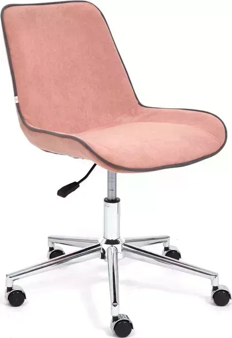 Кресло офисное TetChair STYLE флок , розовый, 137