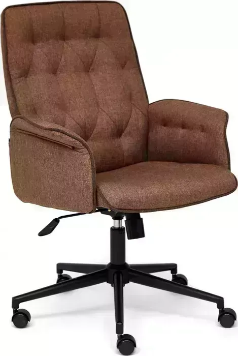 Кресло офисное TetChair MADRID ткань, коричневый, F25 / ЗМ7-147