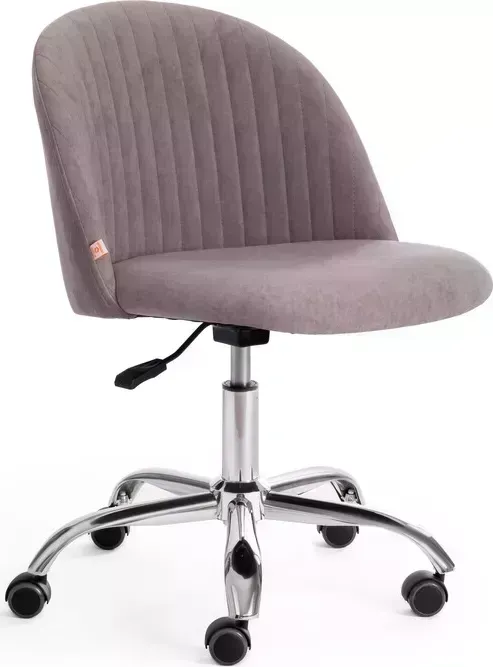 Кресло офисное TetChair MELODY велюр Clermon, св. -серый, 60