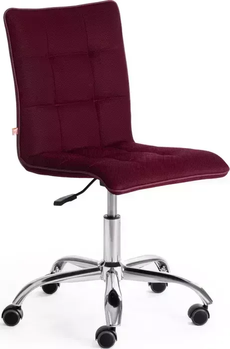 Кресло офисное TetChair ZERO ткань/кож/зам, бордо, TW13/36-7