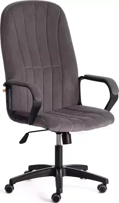 Кресло офисное TetChair СН888 LT (22) флок , серый, 29