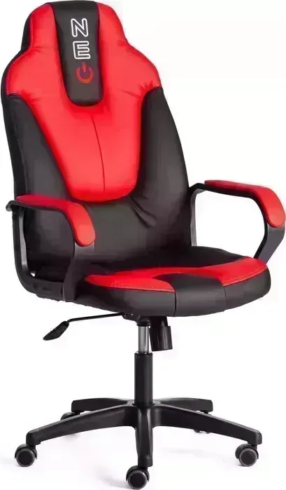 Кресло офисное TetChair NEO 2 (22) кож/зам, черный/красный, 36-6/36-161