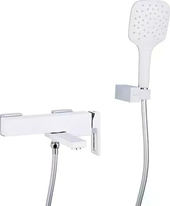 Смеситель для ванны Gappo G3217-8 хром белый (6959477697159)