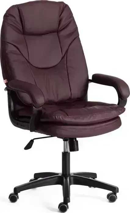 Кресло офисное TetChair COMFORT LT (22) кож/зам, коричневый, 36-36