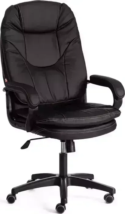 Кресло офисное TetChair COMFORT LT (22) кож/зам, черный, 36-6