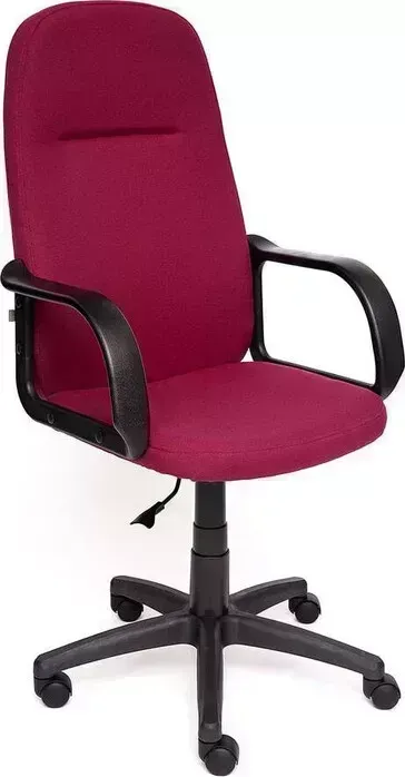 Кресло офисное TetChair LEADER ткань, бордо, 2604