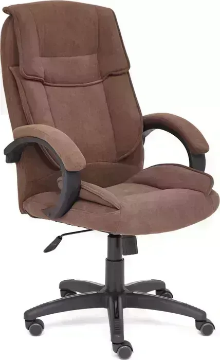 Кресло офисное TetChair OREON флок, коричневый, 6