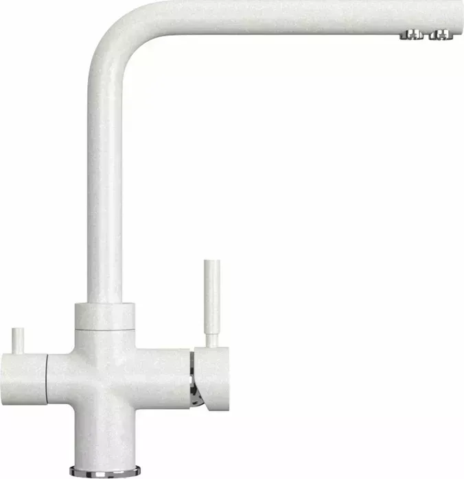 Смеситель для кухни GREENSTONE GS-005-341 с подключением к фильтру, молочный