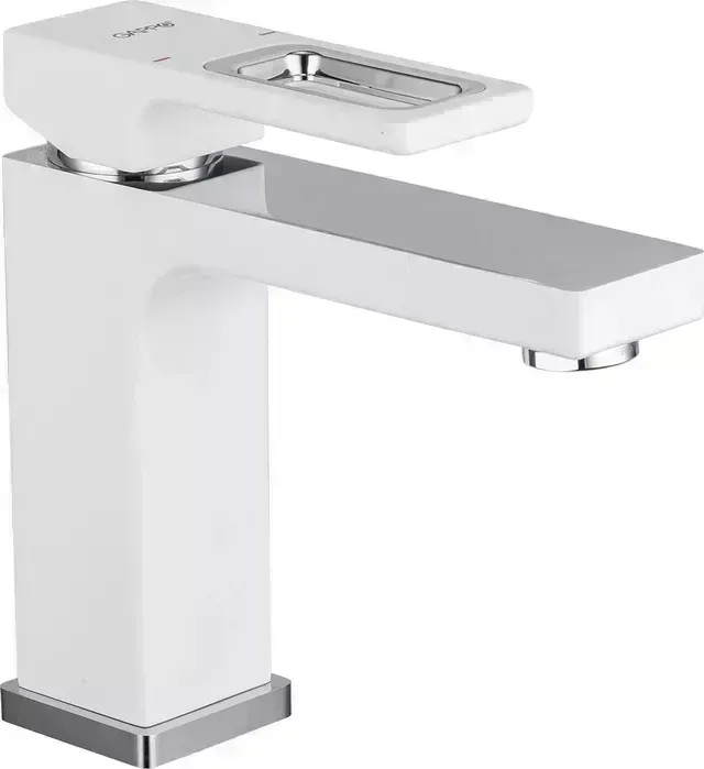 Смеситель для раковины Gappo G1017-1 хром белый (6959477697814)