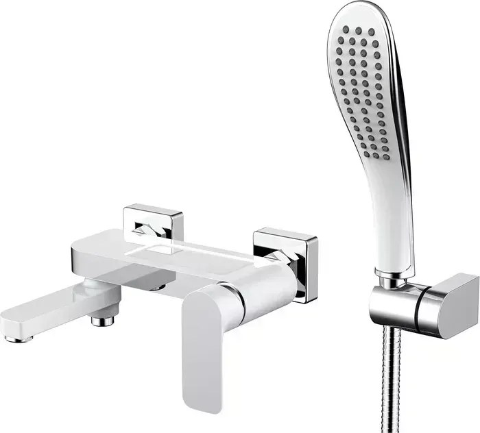 Смеситель для ванны Gappo G3248 хром белый (6959477695261)