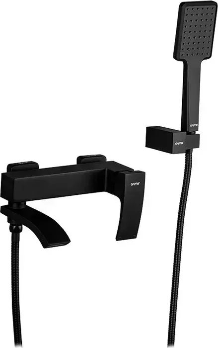 Смеситель для ванны Gappo G3207-6 черный (6959477656750)
