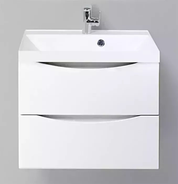 Тумба под раковину BELBANGO Marino-Cer 60 Bianco Opaco (MARINO-CER-600-2C-SO-BO-P)