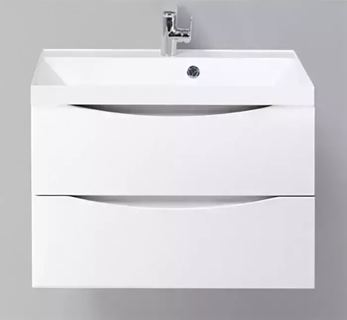 Тумба под раковину BELBANGO Marino-Cer 70 Bianco Opaco (MARINO-CER-700-2C-SO-BO-P)