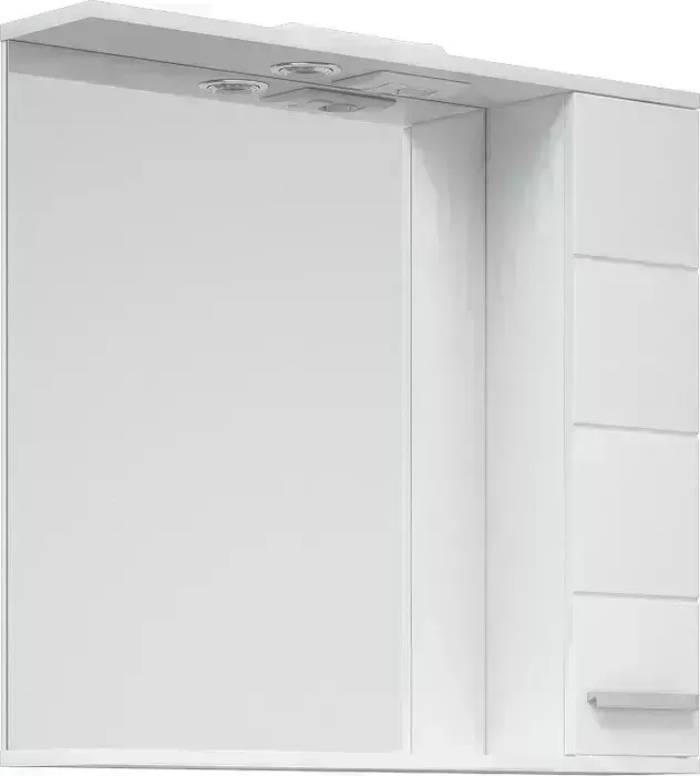 Зеркальный шкаф Corozo Денвер 80 с подсветкой (SD-00000532)