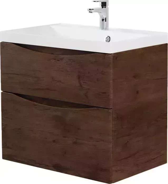Тумба под раковину BELBANGO Marino-H60 70 rovere moro (MARINO-H60-700-2C-SO-RW-P)