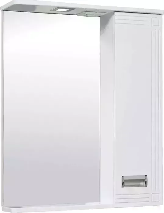 Зеркальный шкаф Runo Карат 60х75 правый, белый (00000001055)