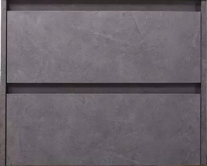 Тумба под раковину BELBANGO Kraft 70 два ящика, Cemento Grigio (KRAFT-700-2C-SO-CG)