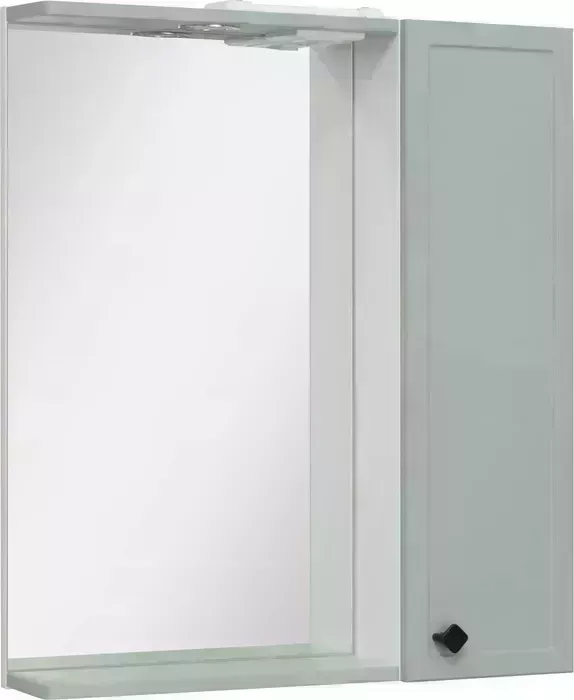 Зеркальный шкаф Runo Римини 65х75 правый, мята (00-00001277)