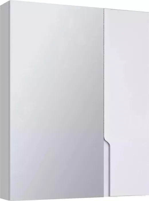 Зеркальный шкаф Runo Стокгольм 60х75 белый (00-00001126)