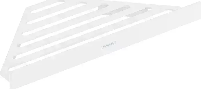 Полка Hansgrohe угловая AddStoris белый матовый (41741700)