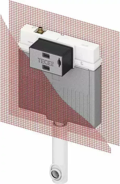Смывной бачок TECE Box Octa 2 для напольного унитаза (9370500)