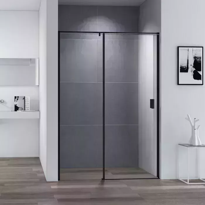 Душевая дверь CEZARES Urban B-12 130х195 прозрачная, черная (URBAN-B-12-130-C-NERO)