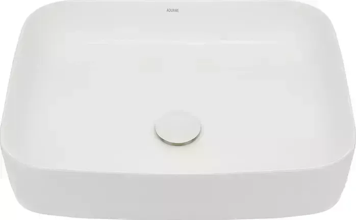 Раковина AQUAme накладная 50x39 белая матовая (AQM5010MW)