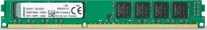 Память оперативная Kingston 8GB DDR3L Non-ECC DIMM (KVR16LN11/8WP)
