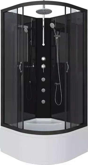 Душевая кабина Niagara NG-6508-14BKTG 90х90х215