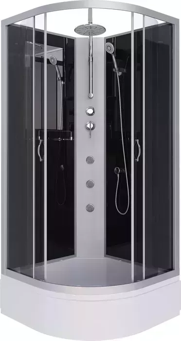 Душевая кабина Niagara NG-3501-14BKTG 90х90х215