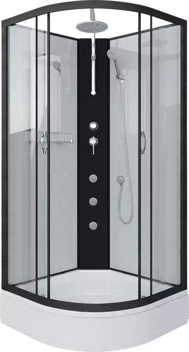 Душевая кабина Niagara NG-6701-14BKTG 90х90х215