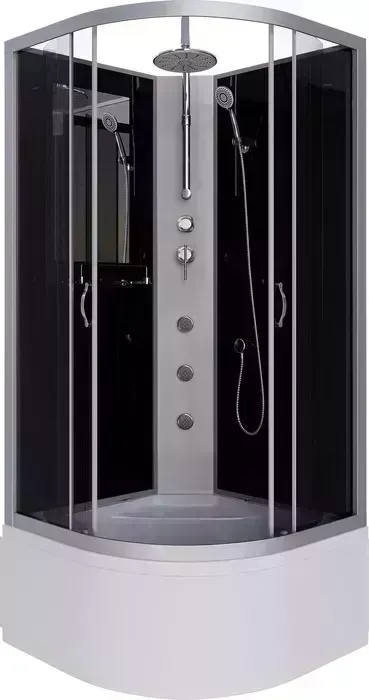 Душевая кабина Niagara NG-2507-14BKTG 80х80х215