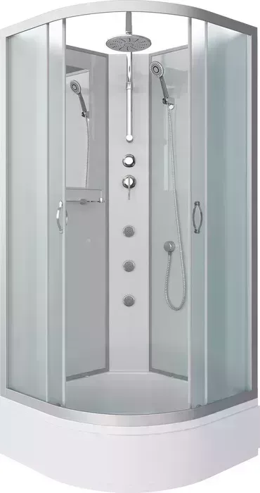 Душевая кабина Niagara NG-3302-14BKTG 100х100х215