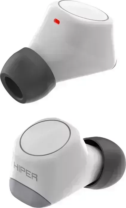 Наушники Hiper TWS Smart IoT M1 серый беспроводные bluetooth в ушной раковине (HTW-M10)