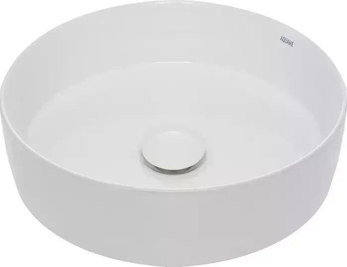 Раковина AQUAme накладная 36x36 белая (AQM5012)