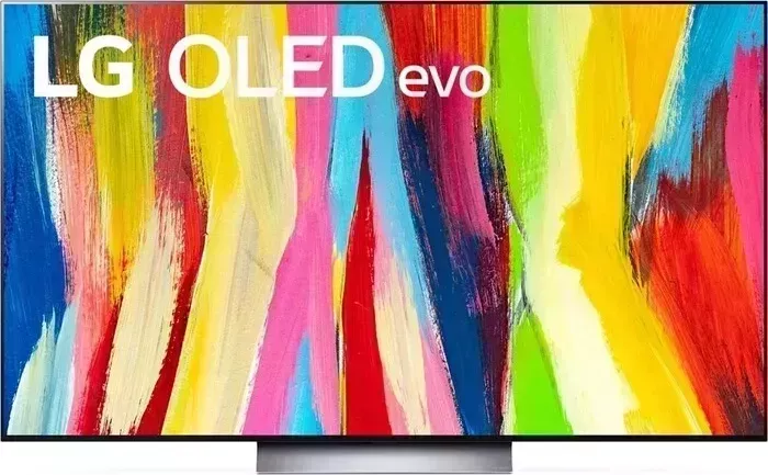 Телевизор LG O OLED77C2RLA темно-серый