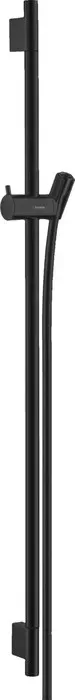 Душевая штанга Hansgrohe Unica S Puro 90 см, с шлангом, черный матовый (28631670)