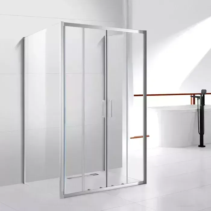 Душевой уголок CEZARES Molveno AH-22 180x90 прозрачный, хром (MOLVENO-AH-22-180/90-C-Cr-IV)