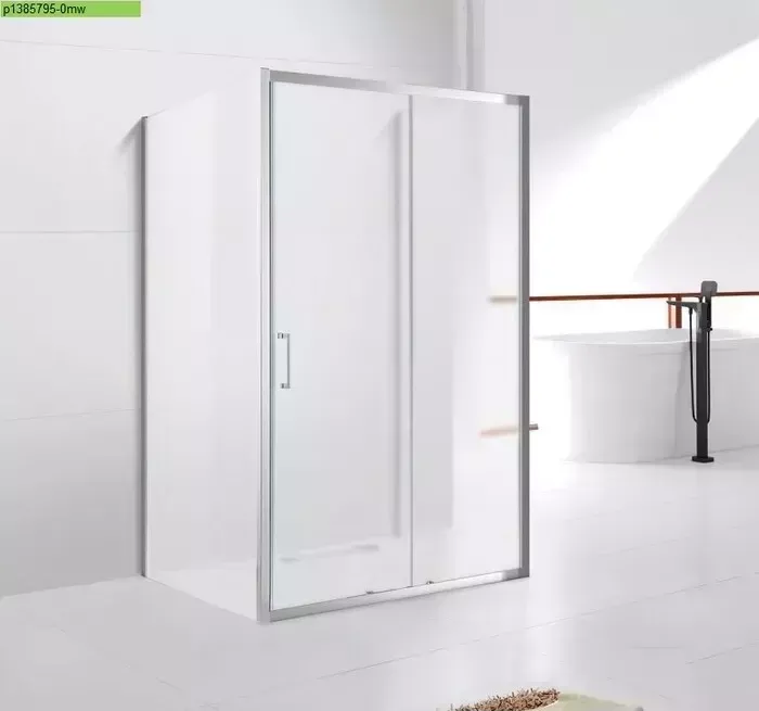 Душевой уголок CEZARES Molveno AH-12 120x90 рифленый Punto, хром (MOLVENO-AH-12-120/90-P-Cr)