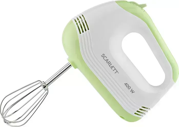Миксер Scarlett SC-HM40S15 белый с зеленым