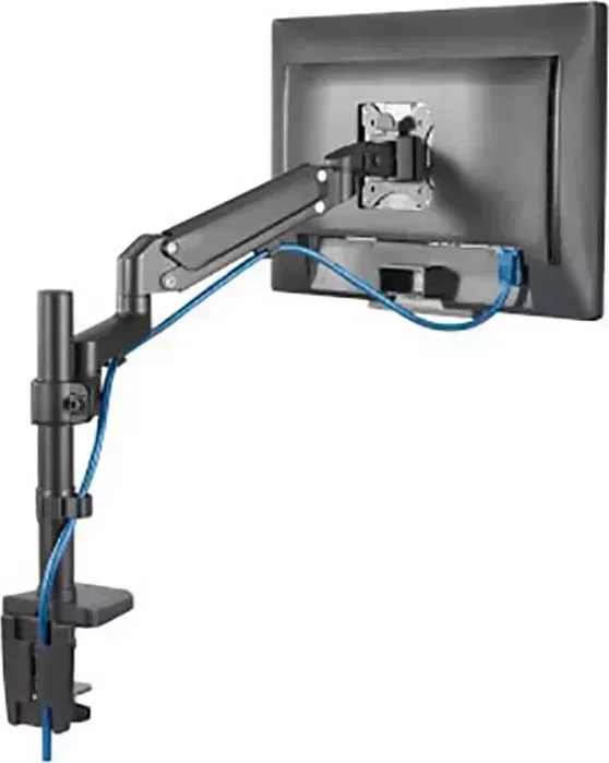 Кронштейн для мониторов HAMA FM Arm gas spring 00118496 черный 13"-35" макс.12кг настольный поворот и наклон