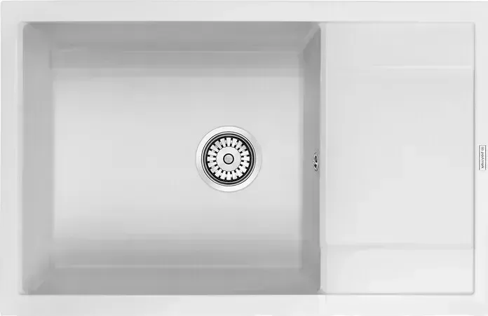 Мойка кухонная Paulmark Verlass 78х50 белый (PM317850-WH)