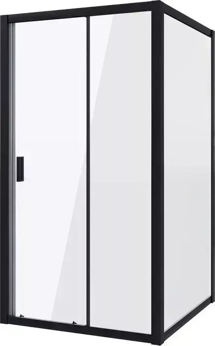 Душевой уголок Niagara Nova 110х80 прозрачный, черный (NG-82-11AB-A80B)