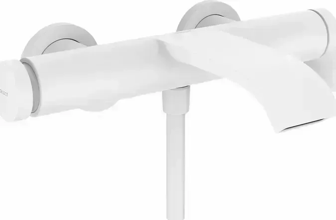Смеситель для ванны Hansgrohe Vivenis белый матовый (75420700)