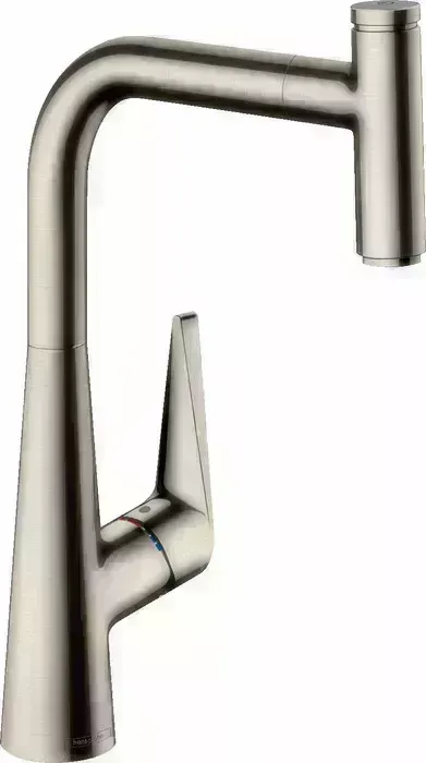 Смеситель для кухни Hansgrohe Talis Select M51 выдвижной излив, нержавеющая сталь (72826800)