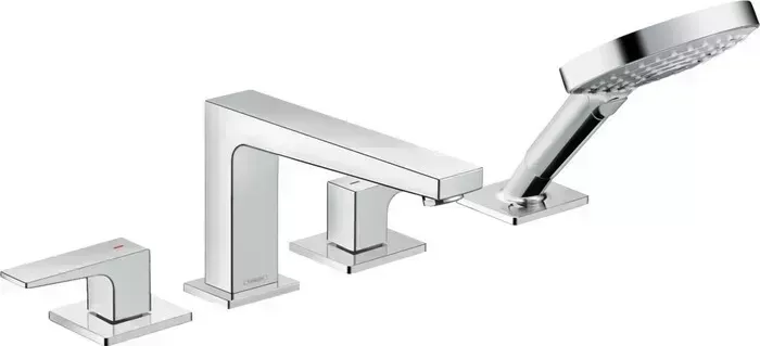 Смеситель на борт ванны Hansgrohe Metropol Classic с механизмом, хром глянцевый (32552000, 13444180)